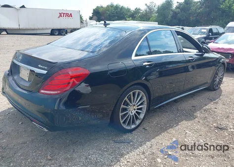 2016 Mercedes-Benz S 550 4Matic из США, поврежденный, VIN WDDUG8FB6GA218295